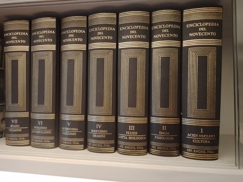 Enciclopedia del novecento - del,
