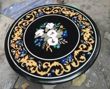 Tavolo 18" piano intarsiato in