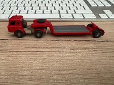 Antico WIKING IH Rimorchio Ribassato Autocarro Buone Condizioni 1:87