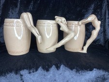 SET 3 TAZZE CERAMICA NUDE