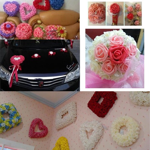 50x rose real touch - rose,