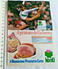 Prosciutto Cotto LENTI GIULIA VOLPI GINNASTICA ARTISTICA testimonial Pubblicità 