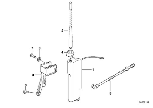 Base antenna originale bmw - base,