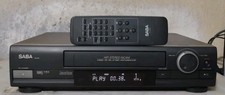 SABA EV610 VIDEOREGISTRATORE VHS 6 TESTINE STEREO CON TELECOMANDO ORIGINALE 