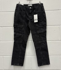 Jeans Zara slim cargo nero