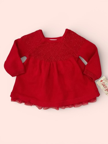 Vestito maglione rosso