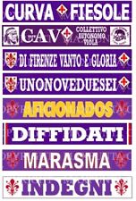 FIORENTINA 8 ADESIVI PLASTIFICATI - TIFOSI ULTRAS TIFOSERIE  misure 3 cm x 18 cm