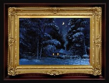 Dipinto olio fatto a mano