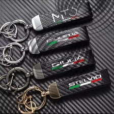 Portachiavi Alfa Romeo in Fibra di Carbonio – Mito, Giulietta, Stelvio, Giulia