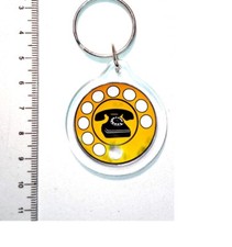 RECENTE PORTACHIAVI effige insegna sip telefono cabina telecom italia telefonia