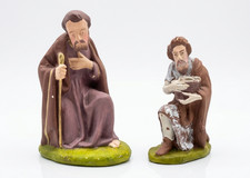 Statuine presepe vintage in