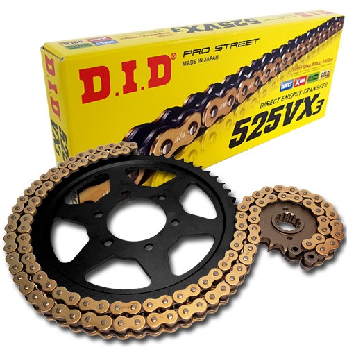 Kit catena did acciaio 525vx3 - kit,