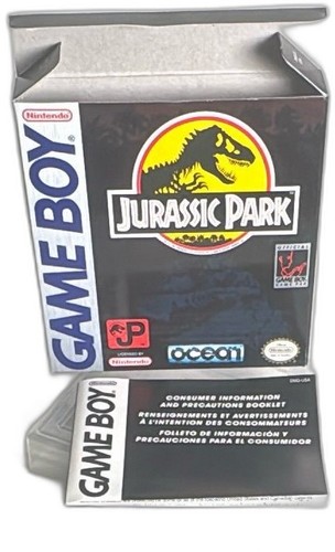 Nintendo game boy - game, jurassic