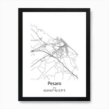 Pesaro,Italia Mappa