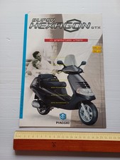 Piaggio Super Hexagon GTX 125 -  GTX 180 2001 depliant originale italiano