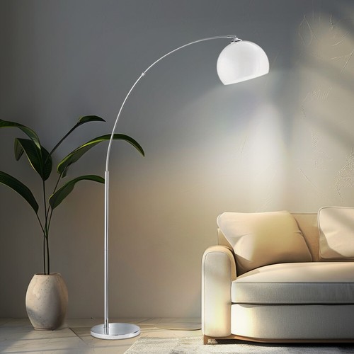 Piantana bogenstehlampe bianco - bogenstehlampe,