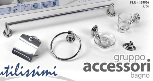 Set accessori bagno - accessori, porta