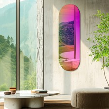 Specchio da parete arcobaleno