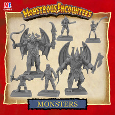 Dungeon Crawler Monsters Miniatura Modello 32mm Fantasy D&D Hero Quest Rpg GDT