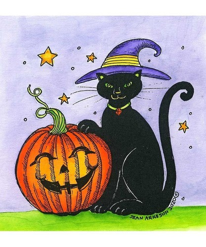 Timbro gomma halloween - in,