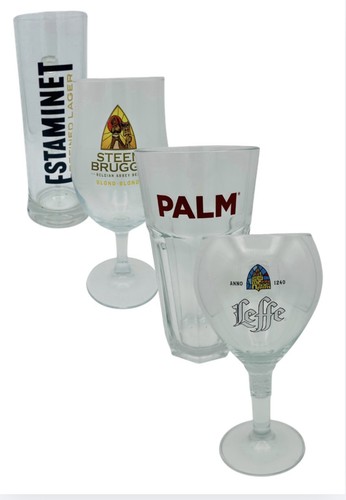 Belgian beer glasses 50cl - 50cl, set