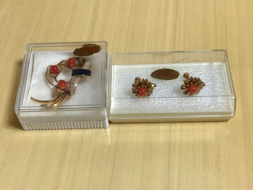 Set spille orecchini corallo - set, e