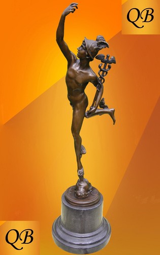 Art deco bronzo mercurio - deco,