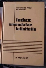 Index emendatae latinitatis di Ugo Enrico. Paoli, N. Casini -  Le Monnier  1967