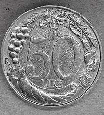 50 Lire Piccole 1996