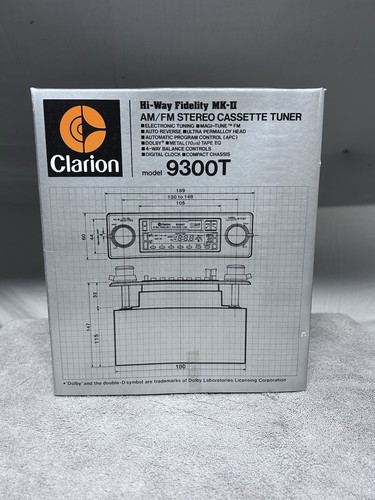 Cassettiera clarion 9300r - clarion,