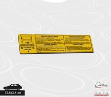 ADESIVO RUOTA DI SCORTA con