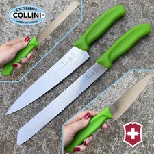 Victorinox - Set coltello cucina e pane - Verde - PROMO