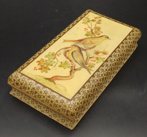 Scatoletta legno dipinto - legno,