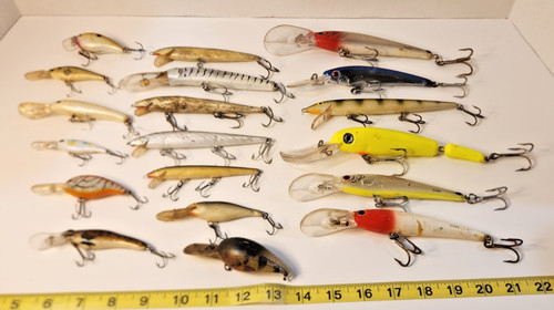 Lotto 19x esche pesca - da,