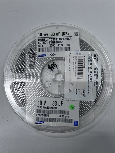 1800 pezzi tcscs1a336kbar 33uf - 1800,