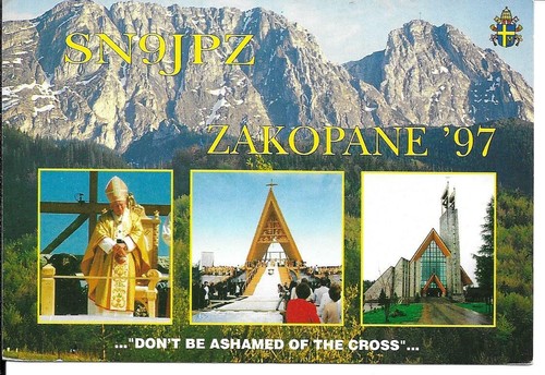 Scheda radio qsl 1997 - radio, polonia