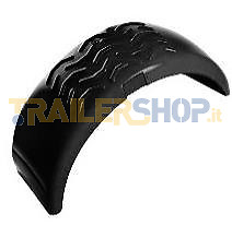 PARAFANGO 240 MM NERO DESTRO RIMORCHIO ELLEBI TRASPORTO BARCHE SOSTITUISCE BLU 