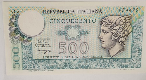 Italy 1979 500 lire banknote - 500,