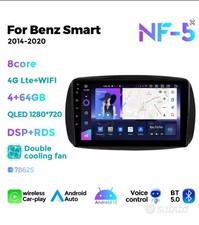 Navifly 9" Radio Android 13 - Smart 453 2014-2020