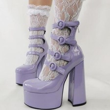 Womens Cosplay Round Toe Mary