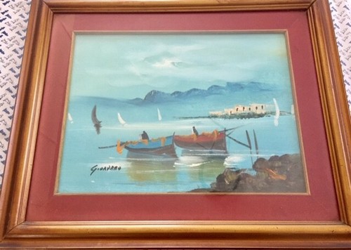 Quadro olio tela 37x28cm - su,