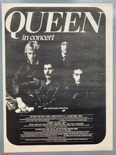 POSTER PUBBLICITARIO QUEEN
