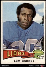 1975 Topps #365 Lem Barney