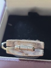 Ciondolo medaglione vintage Buccellati argento sterling 925 onice borsetta - Made in Italy