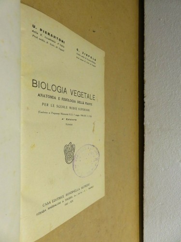 Biologia vegetale anatomia - biologia,