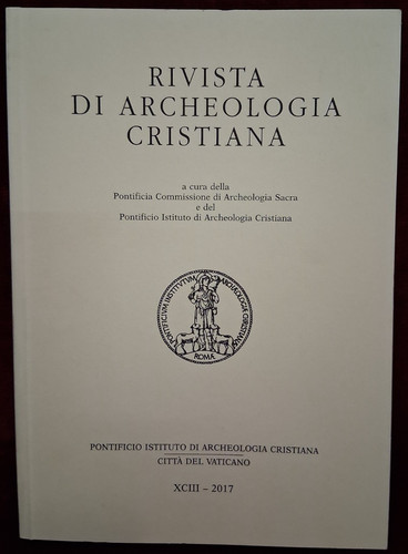 Rivista archeologia cristiana - rivista,