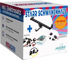 Gancio di traino GDW per Citroen Jumpy III da 16 rigido + 13 poli JAEGER STD ES SPEZ