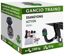 Gancio fisso ssangyong actyon - fisso,