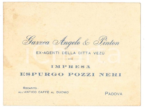 1920 padova gazzea - ca,