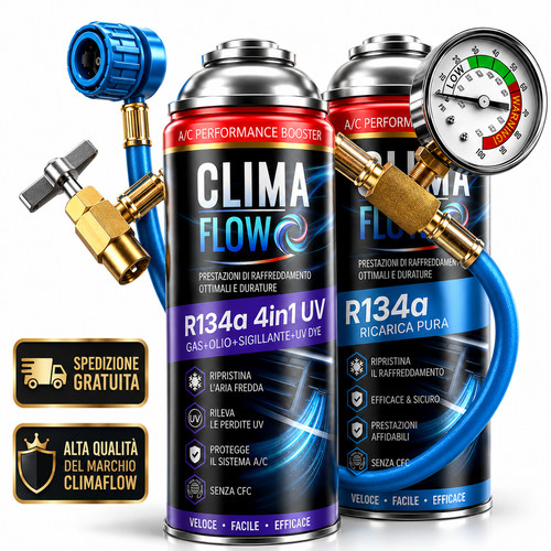 Kit ricarica clima auto - kit, r134a